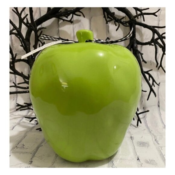 NEW Rae Dunn Green Poison Apple Birdhouse 🍏 - Picture 2 of 4